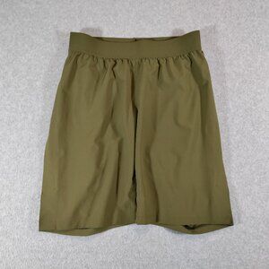 Pearl iZumi Shorts Mens Medium Olive Rip-stop Elastic Waist 10in Inseam UNLINED